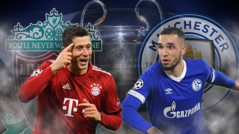 Der FC Bayern und der FC Schalke 04 sind die letzten verbleibenden deutschen Teams in der Champions League.