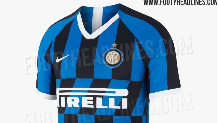 Inter Mailands Heimtrikot mit den klassischen vertikalen Streifen. (Quelle: Footyheadlines.com)