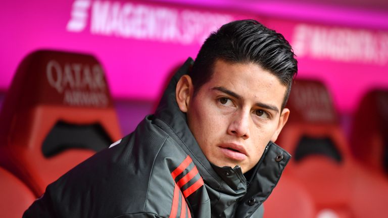 Die Zukunft von James Rodriguez beim FC Bayern ist ungewiss.