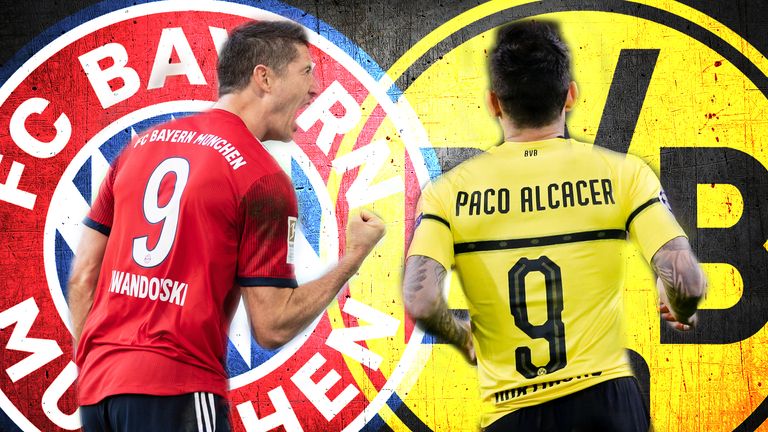 Rückennummern-Countdown: Robert Lewandowski und Paco Alcacer.