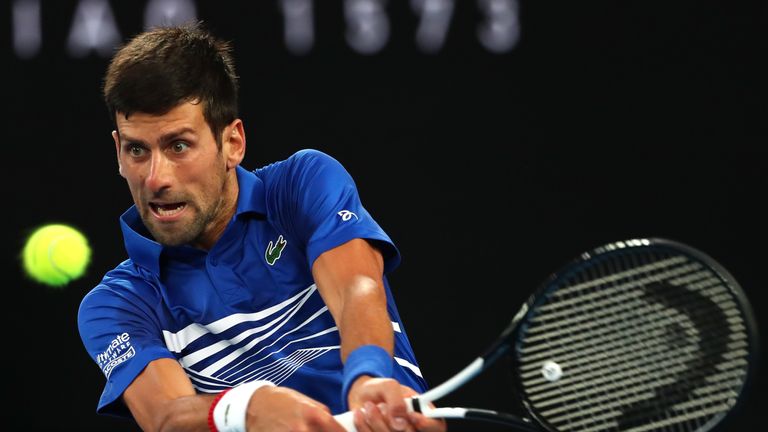 Novak Djokovic schlägt beim ATP-Masters-Turnier in Miami auf