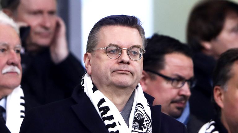 Im Kreuzfeuer der Kritik: DFB-Präsident Reinhard Grindel.