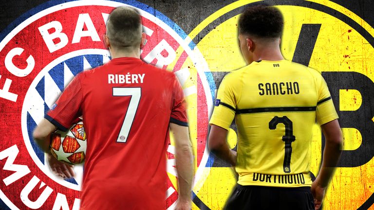 Rückennummern-Countdown: Franck Ribery und Jadon Sancho.