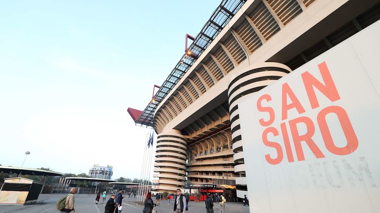 Das weltberühmte San Siro Stadion in Mailand könnte bald abgerissen werden.