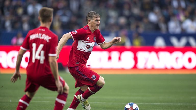 Bastian Schweinsteiger spielt mit Chicago Fire 1:1 gegen Orlando City.