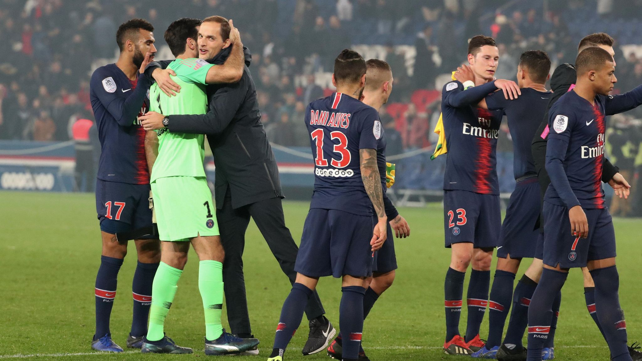 Paris SaintGermain feiert achte französische Meisterchaft Fußball