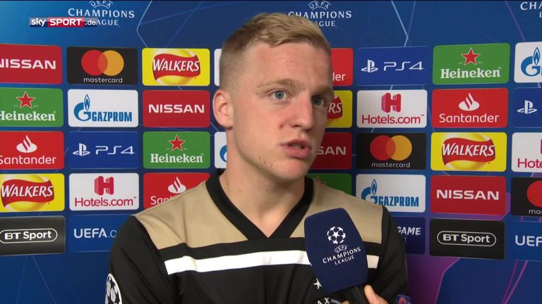 Donny Van De Beek Ajax Schattenmann Im Rampenlicht Fussball News Sky Sport