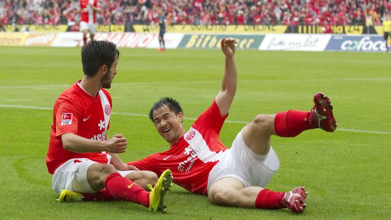 1. FSV Mainz 05: Vorlagengeber: Yunus Malli - Torschütze: Shinji Okazaki - Bundesliga-Tore: 6.
