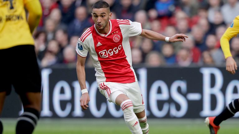 Hakim Ziyech kann in 24 Ligaspielen bereits überragende 28 Scorerpunkte verzeichnen.
