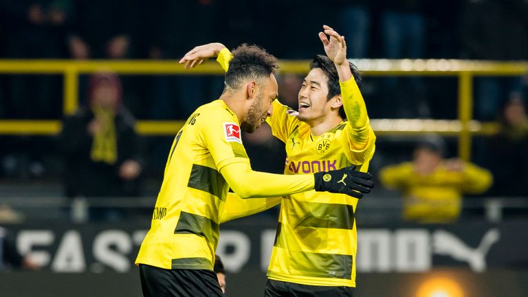 Borussia Dortmund: Vorlagengeber: Shinji Kagawa -Torschütze: Pierre-Emerick Aubameyang - Bundesliga-Tore: 10.