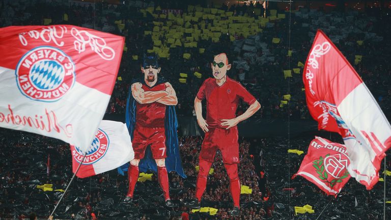2015 ehren die Bayern-Fans "Robbery" mit einer Mega-Choreo