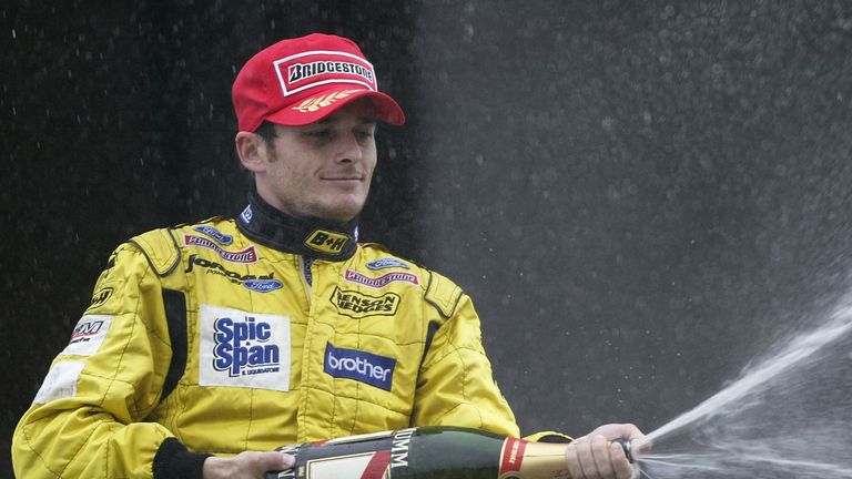 2003: 700. Großer Preis von Brasilien, Sieger: Giancarlo Fisichella (ITA) für Jordan-Ford