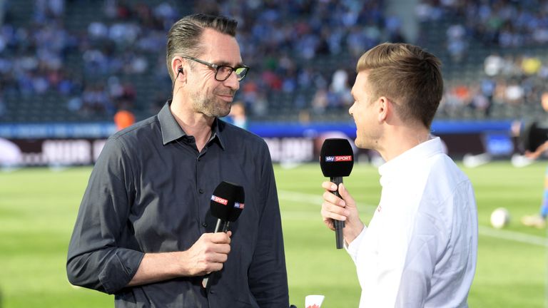 Michael Preetz spricht bei Sky über die Trainersuche bei der Hertha.