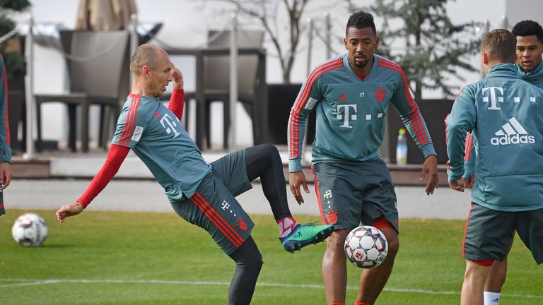 Arjen Robben steht wieder im Bayern-Kader. Jerome Boateng hat eine Kniegelenksprellung erlitten.
