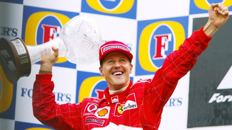 Michael Schumacher wurde vier Mal in Folge (2000-2004) mit Ferrari Weltmeister. 
