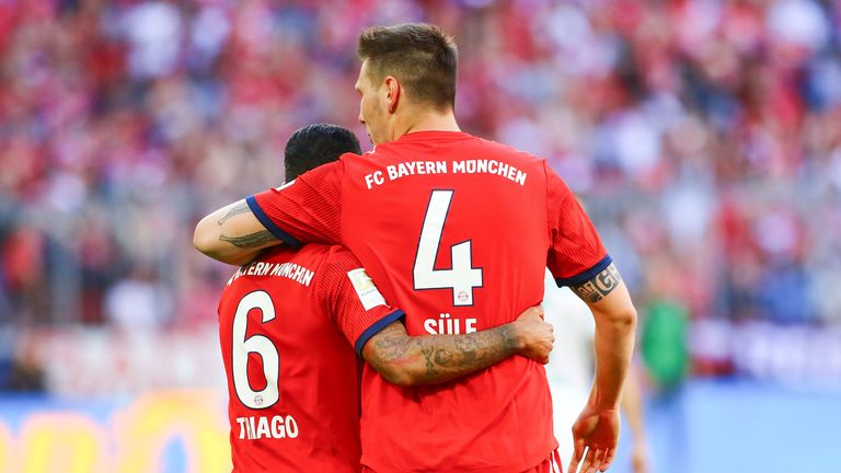 Thiago und Niklas Süle sind beim FC Bayern derzeit nicht wegzudenken.