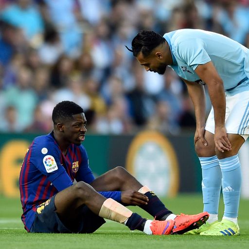 Barcelonas Dembele fällt im Rückspiel gegen Liverpool aus