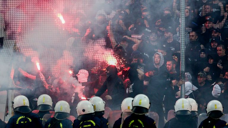 Randale: Pokalfinale 2018 in Griechenland