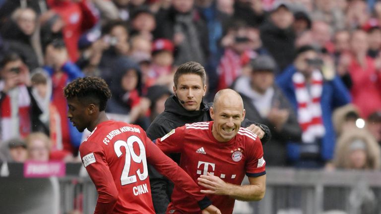 Arjen Robben feiert nach mehr als fünf Monaten Verletzungspause sein Comeback.