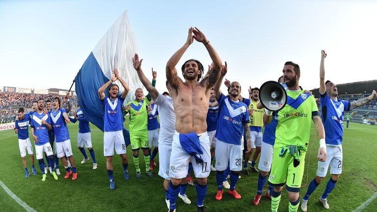 Brescia Calcio Feiert Aufstieg In Die Serie A Fussball News Sky Sport