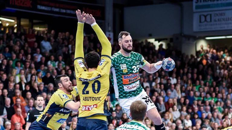 Ob sich der Göppinger Rückraum erfolgreich gegen die Abwehr der Rhein-Neckar Löwen durchsetzen kann?