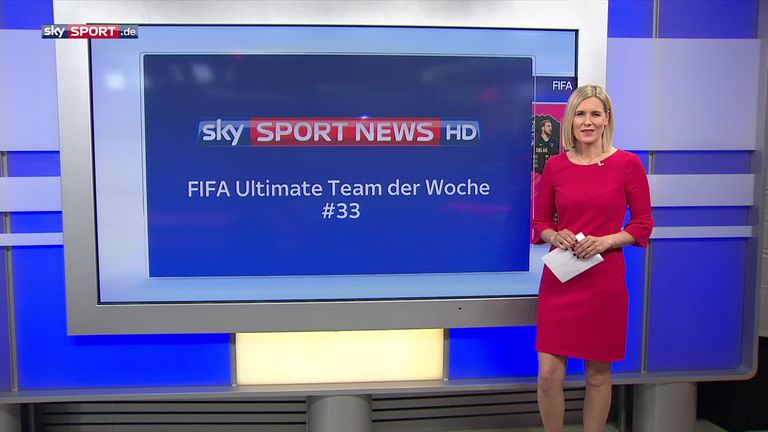 Sky Sport News HD schaut auf das aktuelle FIFA Ultimate Team der Woche #33.