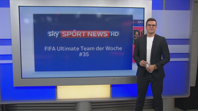 Sky Sport News HD schaut auf das aktuelle FIFA Ultimate Team der Woche #35.