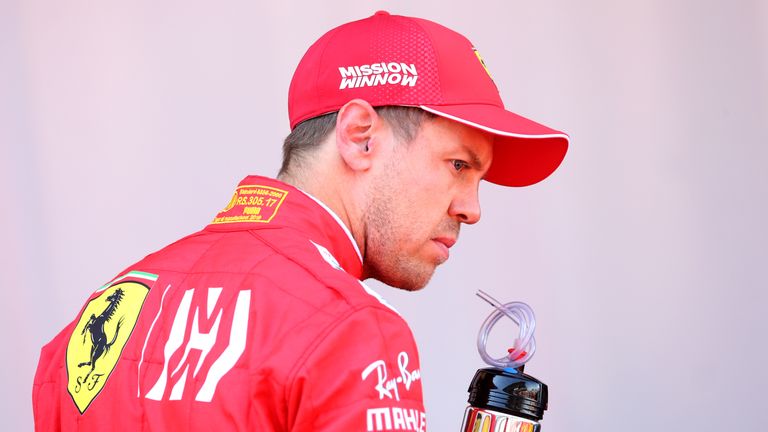 Sebastian Vettel schafft mit Ferrari den Anschluss an Mercedes nicht.