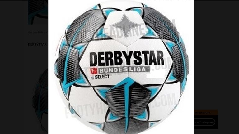So soll der neue Bundesligaball aussehen (Bildquelle: footyheadlines.com)