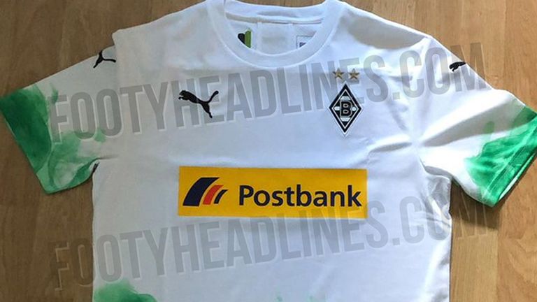 So soll das neue Heimtrikot von Borussia Mönchengladbach aussehen. (Quelle: Footyheadlines.com)