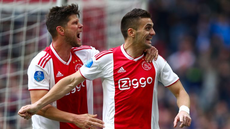 Klaas-Jan Huntelaar und Dusan Tadic schießen Ajax voraussichtlich zum 34. Meistertitel