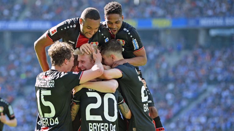 Bayer Leverkusen löst am letzten Spieltag das Ticket für die Champions League.