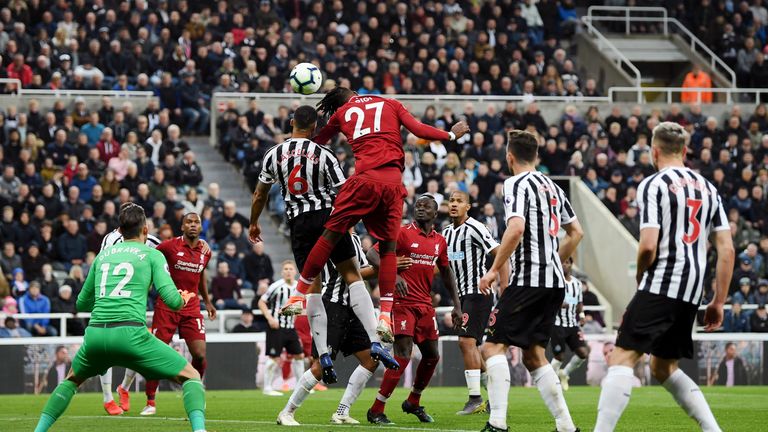 Divock Origi erzielt den Siegtreffer für Liverpool.