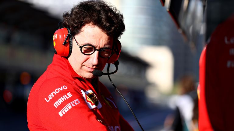 Ferrari-Teamchef Mattia Binotto spricht über die aktuellen Probleme im Team.