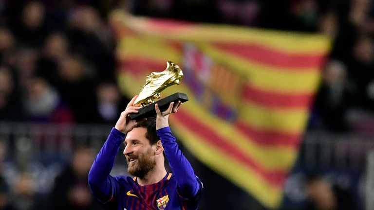 Barcelonas Star Lionel Messi schreibt erneut Geschichte.