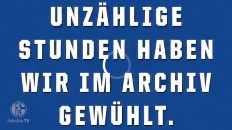 (Bildquelle: twitter.com/s04) Schalke 04 nimmt die Saison mi Humor