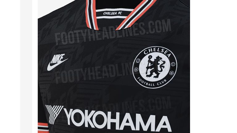 Das dritte Trikot von Chelsea ist angelehnt an die Jerseys aus den frühen 1990er-Jahren - also an das frühere Nike-Kit, das neben dem Markenlogo auch eines von den 90ern inspirierten Musters beinhaltet (Quelle: footyheadlines.com).