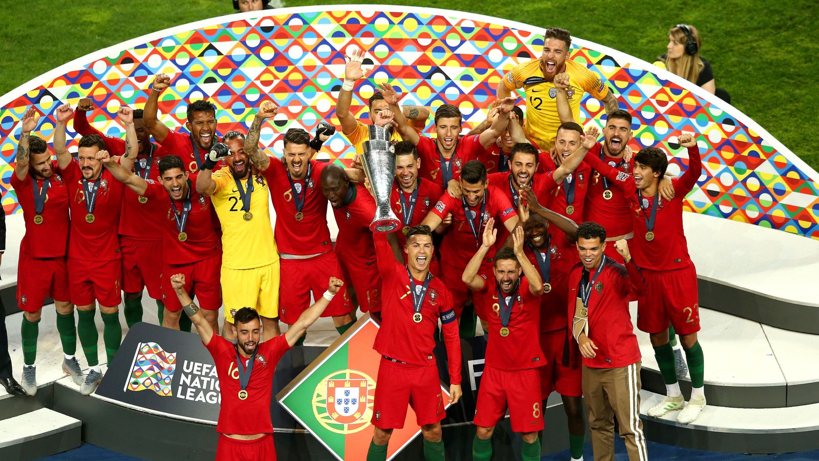 Portugal gewinnt UEFA Nations League Sieg gegen die Niederlande Fußball News Sky Sport