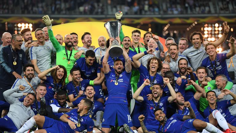 Der FC Chelsea gewinnt die UEFA-Europa-League 2019.