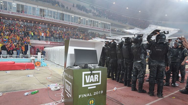 Der Videobeweis im Champions-League-Finale in Afrika funktionierte nicht.