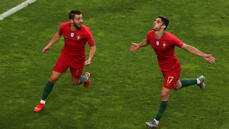 Goncalo Guedes schießt Portugal zum Sieg in der UEFA Nations League. 