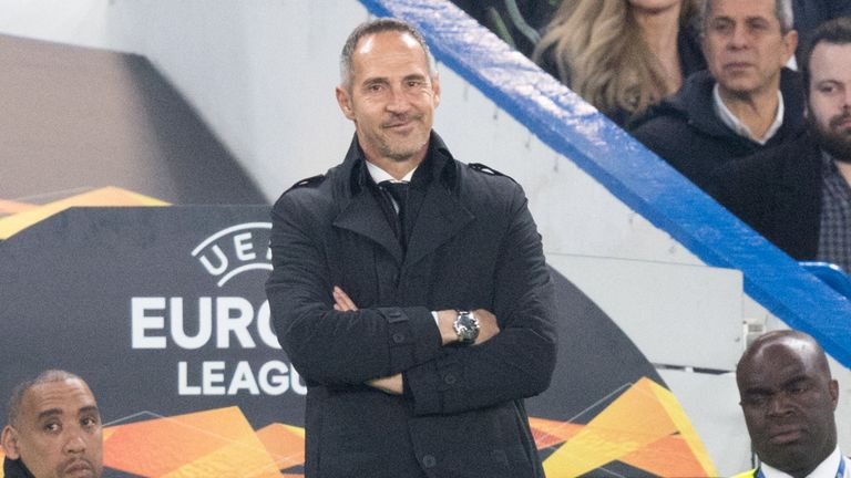 Adi Hütter und Eintracht Frankfurt freuen sich auf ein neues Abenteuer in der Europa League.
