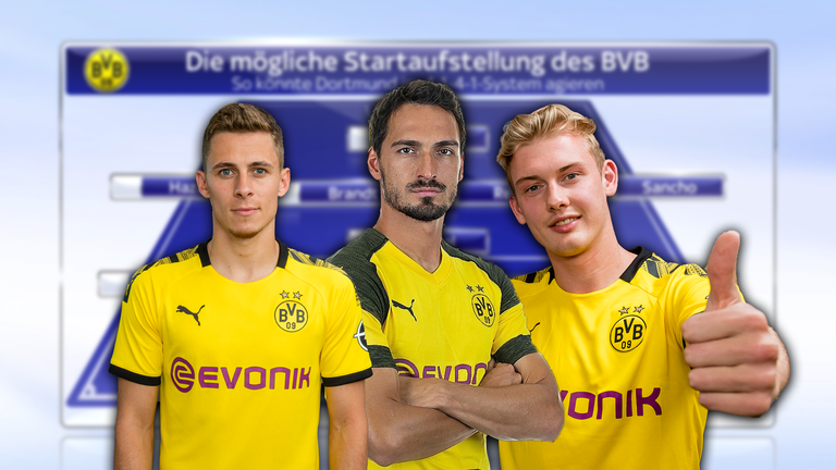 Mit Mats Hummels und Co. plant Borussia Dortmund den Titelangriff. So könnte der BVB spielen.