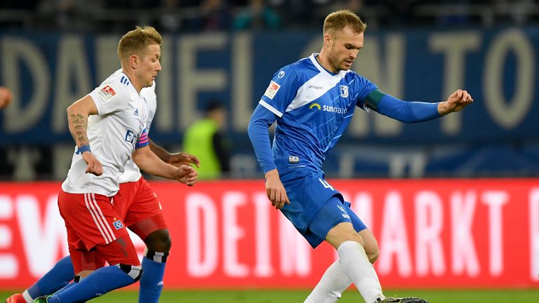 Jan Kirchhoff (r.) wechselt vom 1. FC Magdeburg zum KFC Uerdingen.