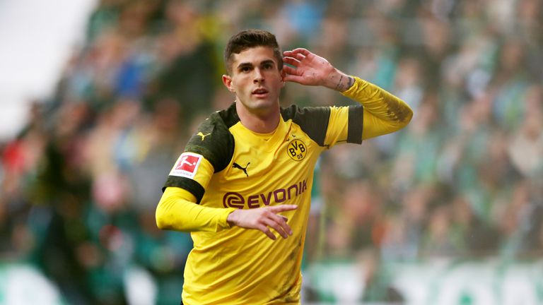 Christian Pulisiv wechselte in der Saison 2018/19 für eine Ablösesumme von 64 Millionen Euro von Borussia Dortmund zum FC Chelsea.