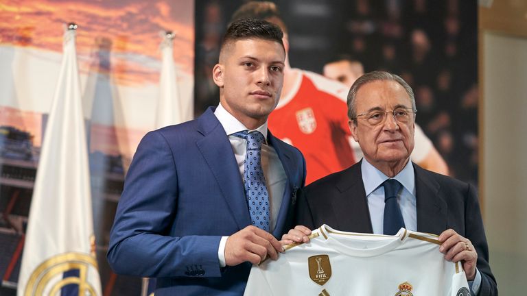 Luka Jovic freut sich auf seine neue Aufgabe bei Real Madrid.