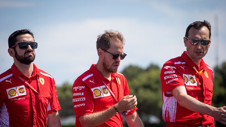 Sebastian Vettel steht mit Ferrari beim Grand Prix von Frankreich vor einer schwierigen Aufgabe