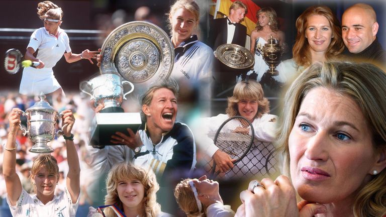 Steffi Graf hat in ihrer Karriere 107 Titel gewonnen.