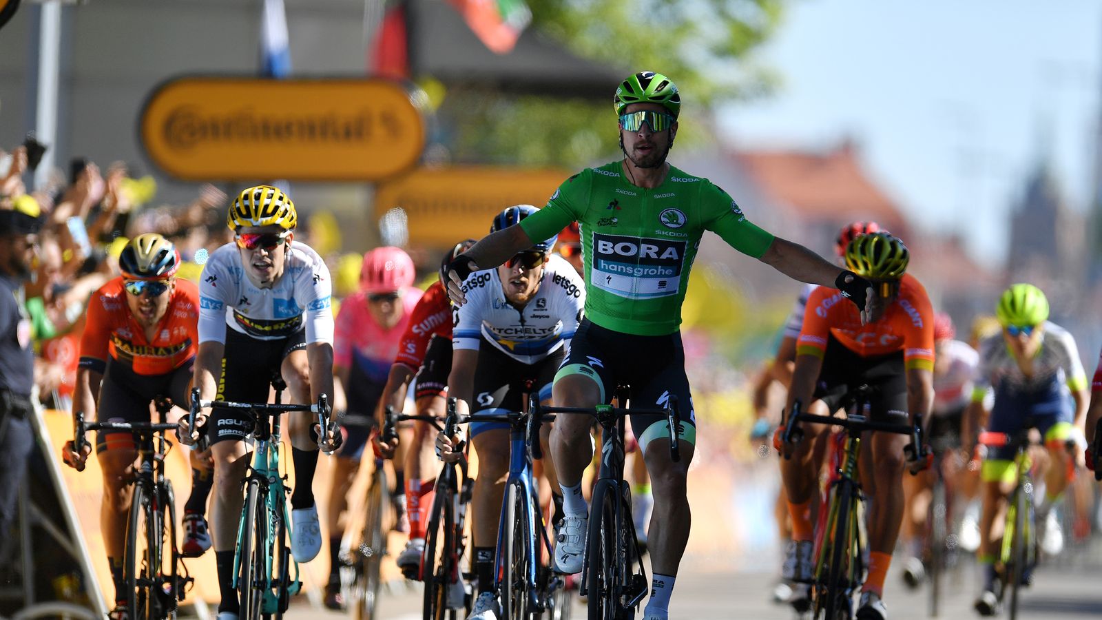 Tour De France Peter Sagan Gewinnt Funfte Etappe Radsport News Sky Sport