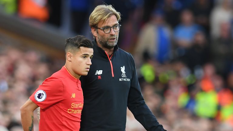 Jürgen Klopp hält eine Rückkehr von Philippe Coutinho (l.) zum FC Liverpool für unmöglich.